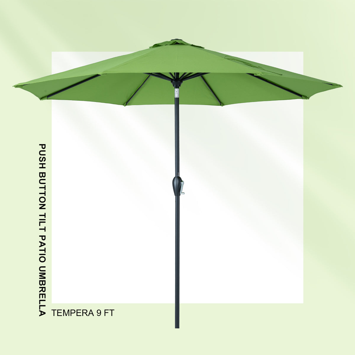 lime green 9 ft patio umbrella Tempera 9Ft Push Button Tilt Flora – Tempera Patio Stocking Stuffer Bass Pro Shops Carbonlite Foot tall Patio Umbrella Length:8’