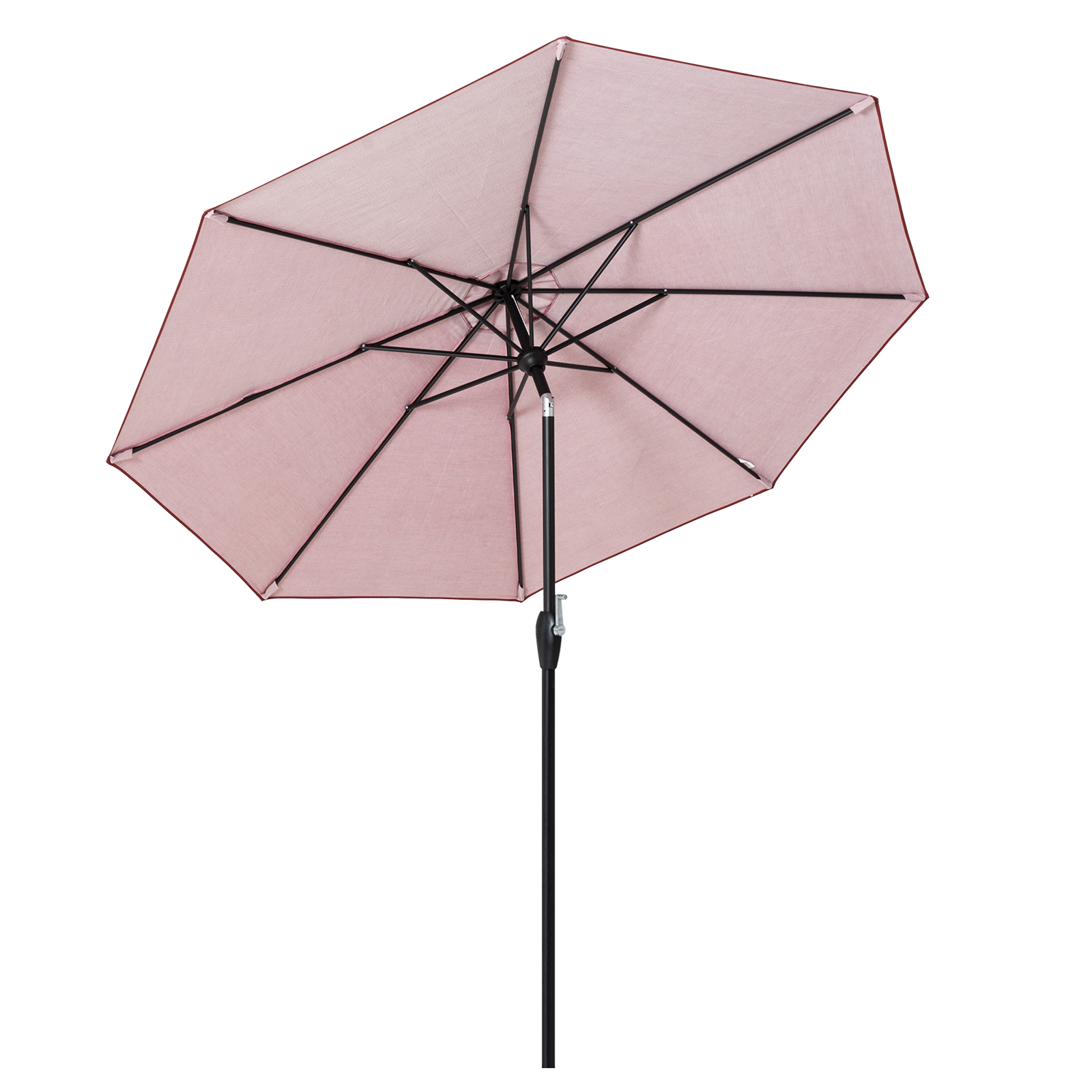 chili patio umbrella Tempera 9Ft Push Button Tilt Flora Patio Umbrella Chili Stripe – Tempera Patio