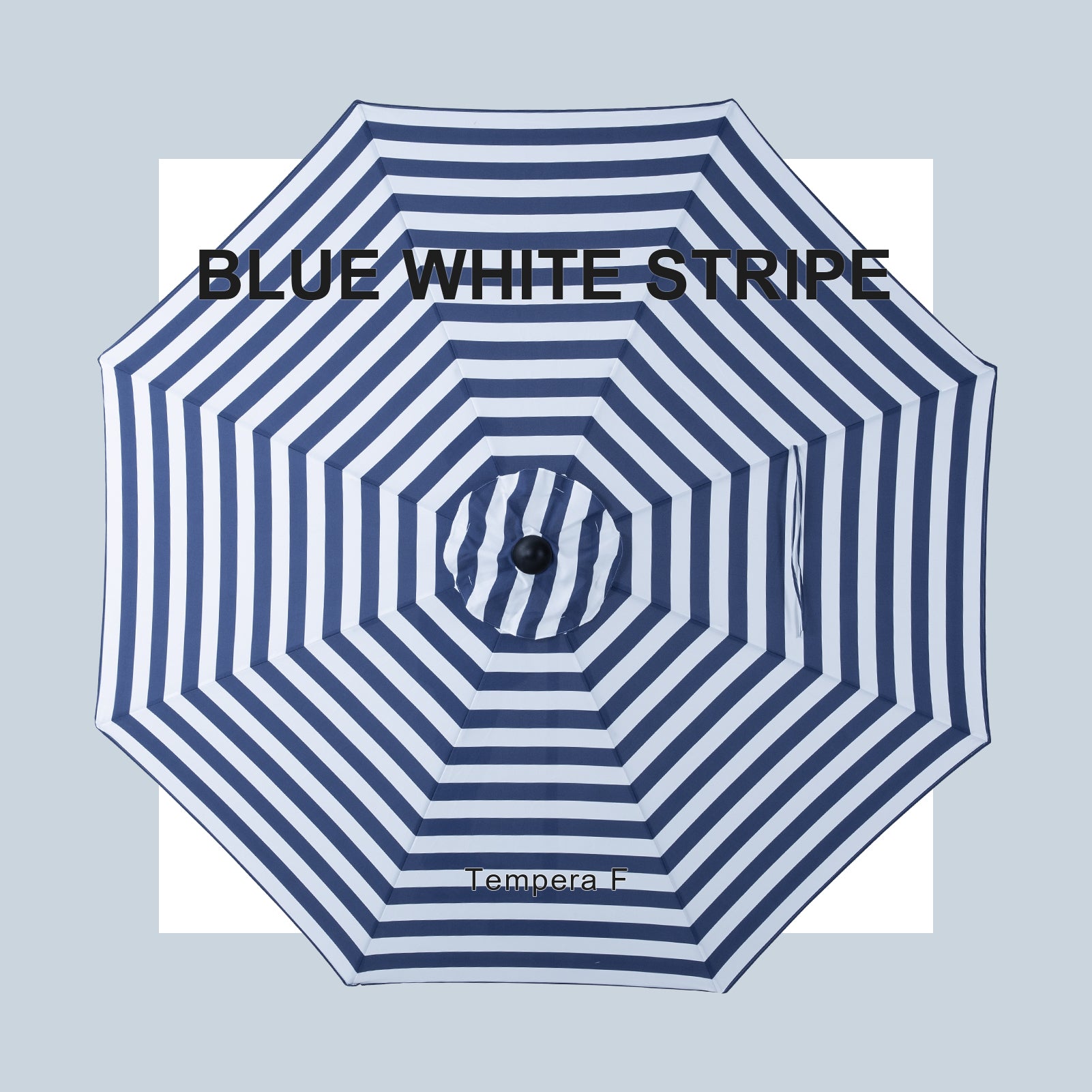 blue patterned patio umbrella Tempera 9Ft Push Button Tilt Flora Patio Umbrella Blue Stripe – Tempera Patio