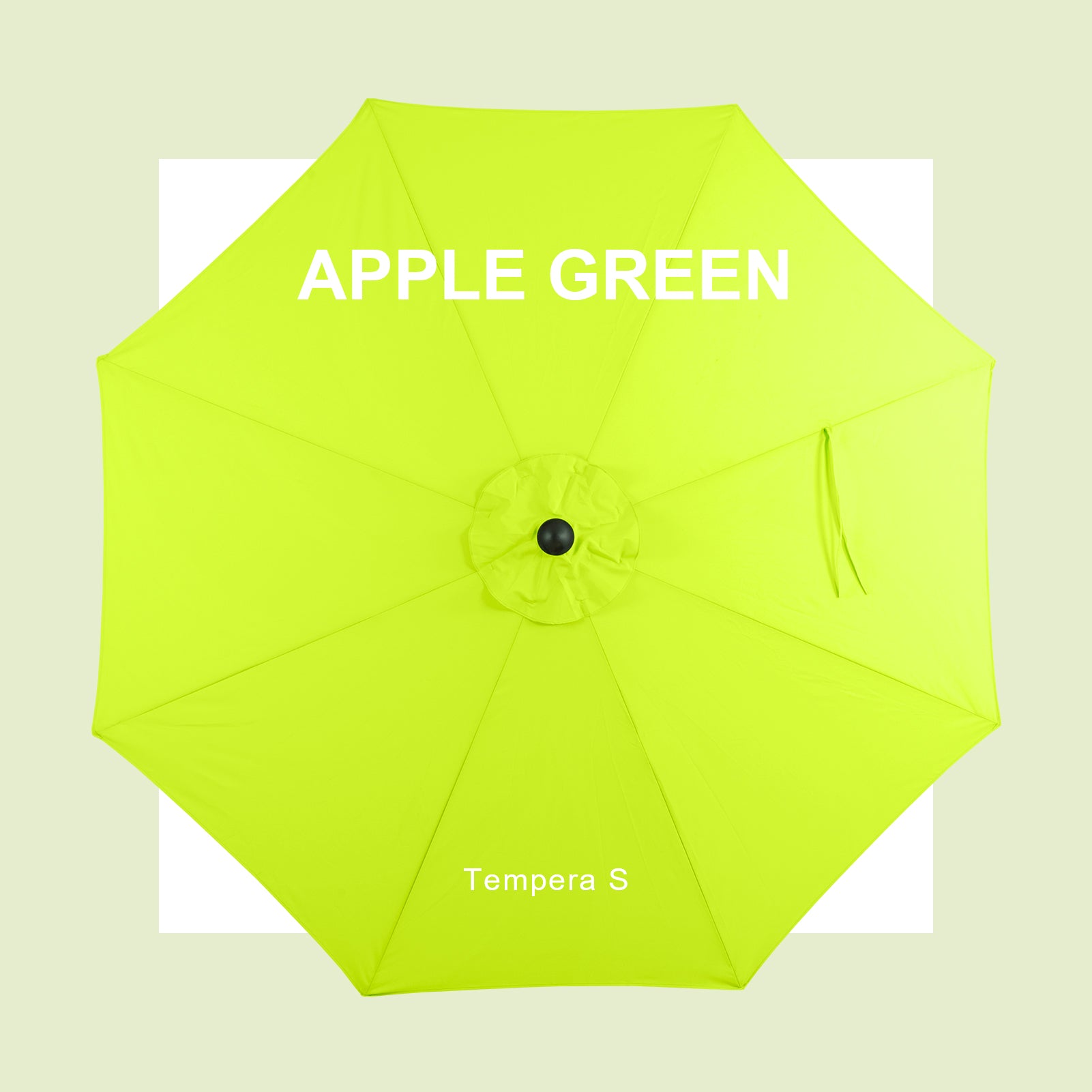 apple green patio umbrella Tempera 9Ft Auto Tilt Flora Patio Umbrella Apple Green