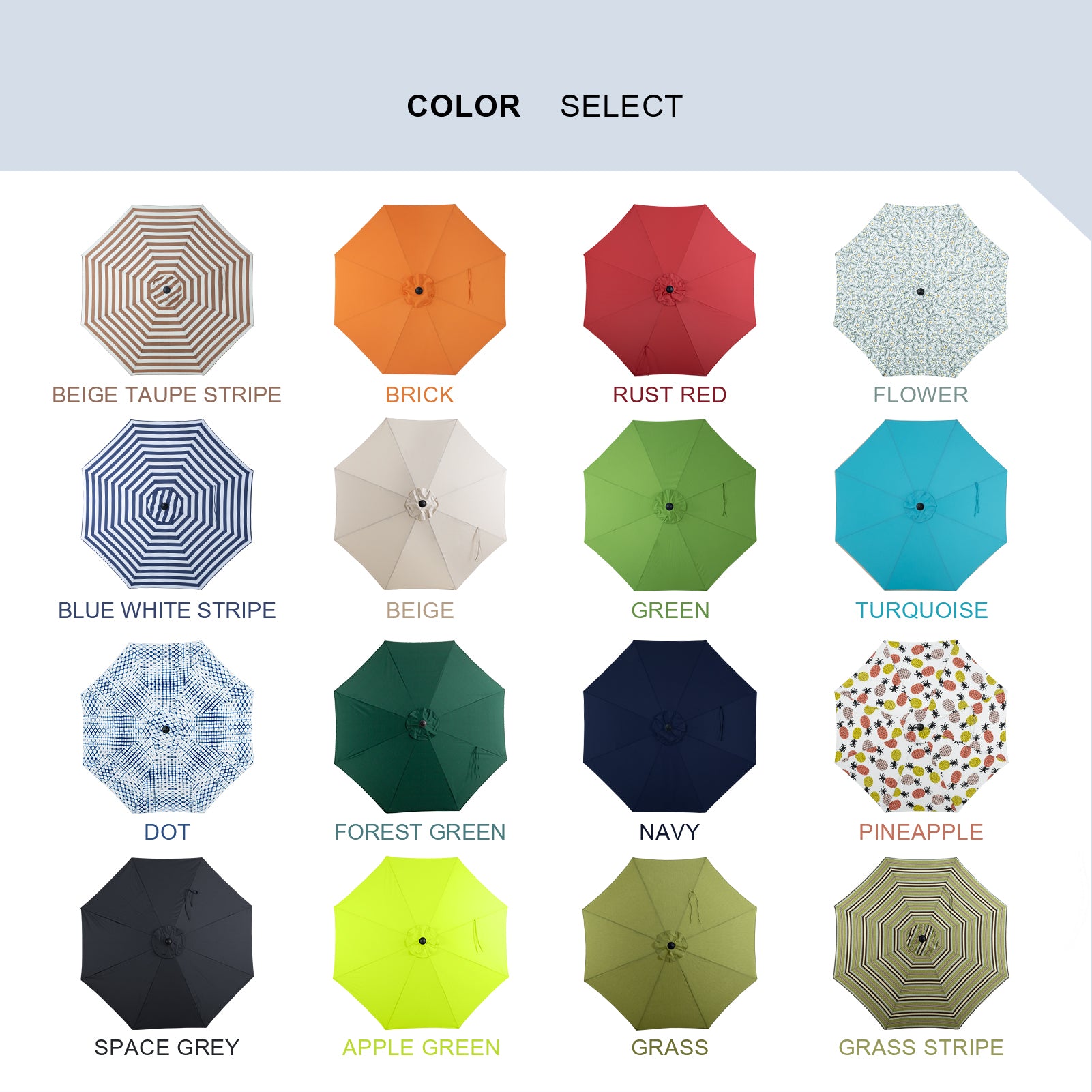 dot patio umbrella Tempera 9Ft Push Button Tilt Flora Patio Umbrella Dot – Tempera Patio